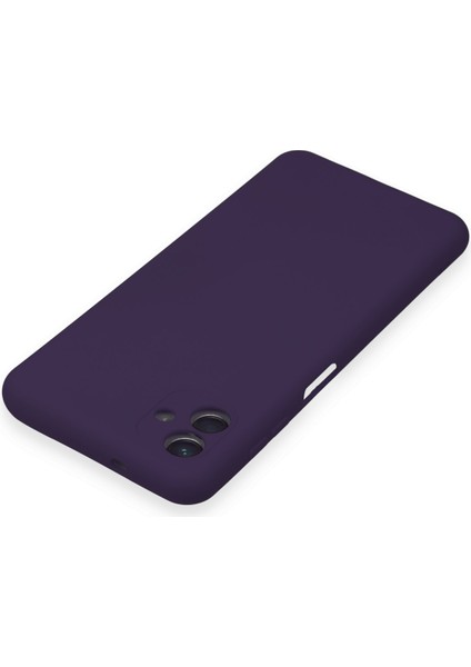 Samsung Galaxy A04 Kılıf Nano Içi Kadife Silikon - Mor 300099 fırsatları