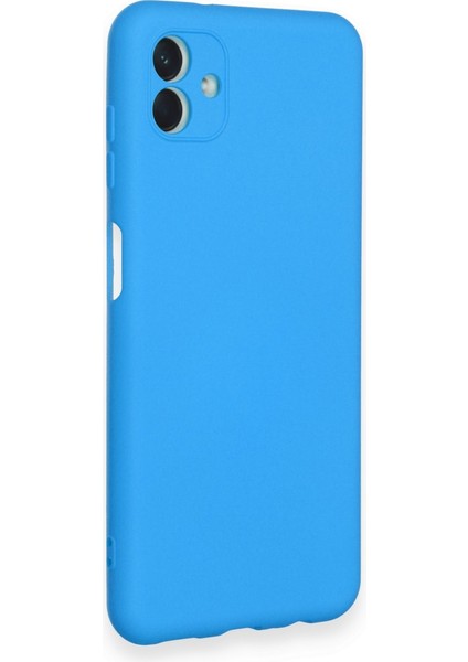 Samsung Galaxy A04 Kılıf Nano Içi Kadife Silikon - Mavi 300099 fiyatları