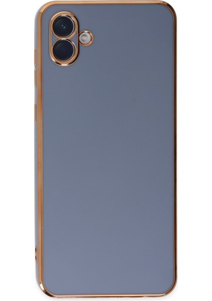 Samsung Galaxy A04 Kılıf Volet Silikon - Mavi 300099