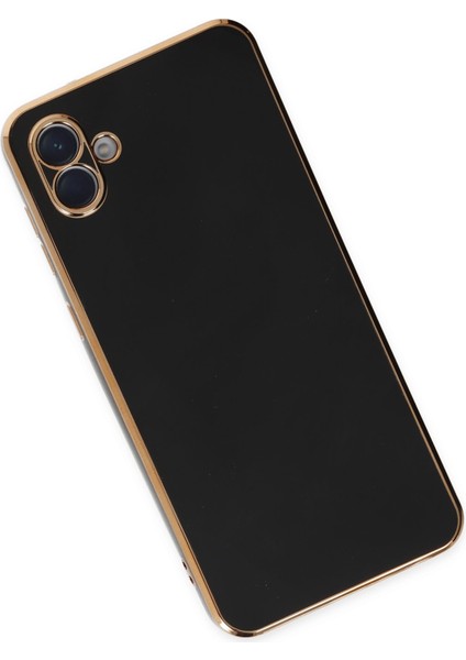 Samsung Galaxy A04 Kılıf Volet Silikon - Siyah 300099