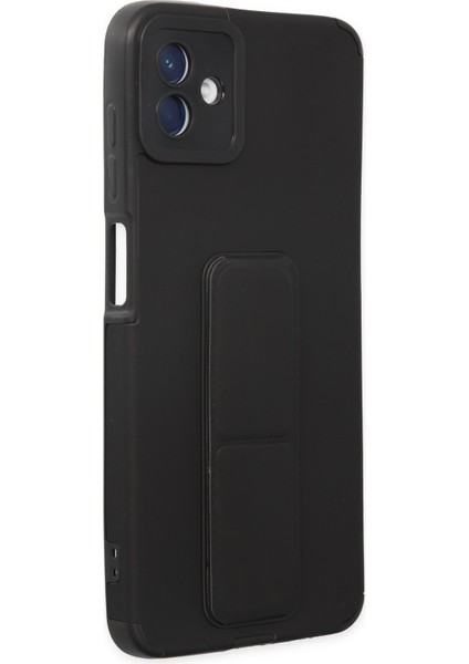 Samsung Galaxy A04 Kılıf Mega Standlı Silikon - Siyah 300099 fiyatları