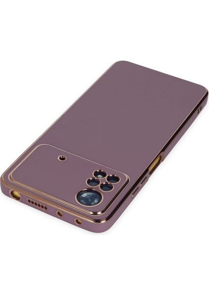 Xiaomi Poco X4 Pro 5g Kılıf Volet Silikon - Mor 300099