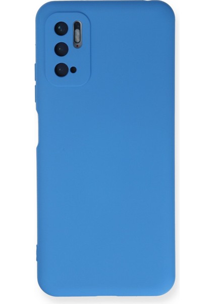 Xiaomi Redmi Note 11 Se Kılıf Nano Içi Kadife Silikon - Mavi 300099