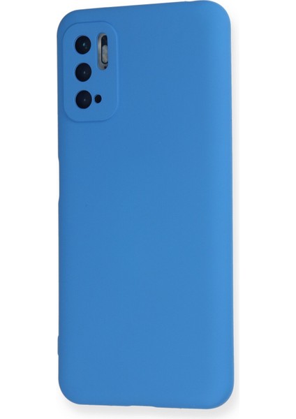 Xiaomi Redmi Note 11 Se Kılıf Nano Içi Kadife Silikon - Mavi 300099