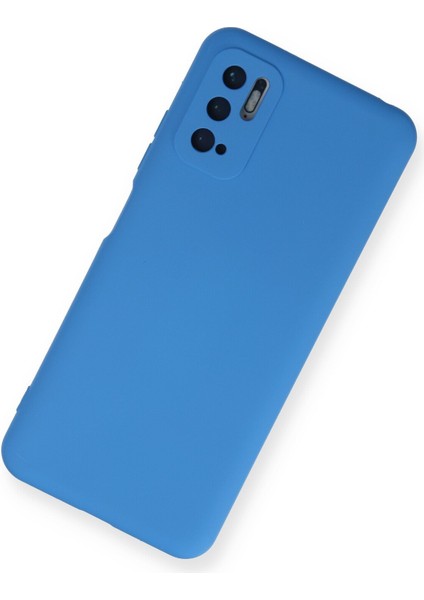 Xiaomi Redmi Note 11 Se Kılıf Nano Içi Kadife Silikon - Mavi 300099
