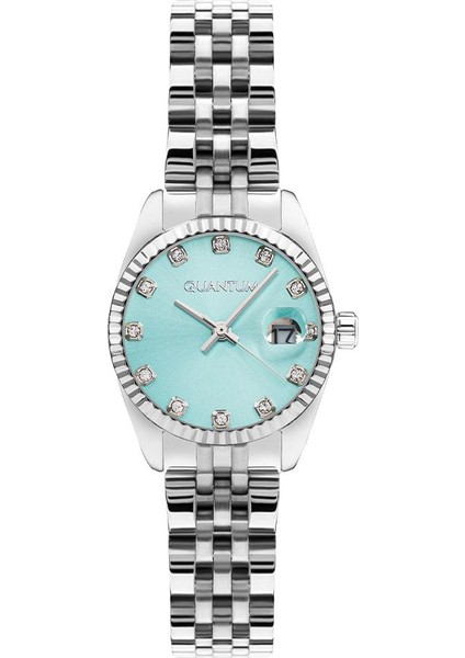 IML1114.300 Quartz Çelik Gri Mavi Kadran 34 mm Kadın Kol Saati