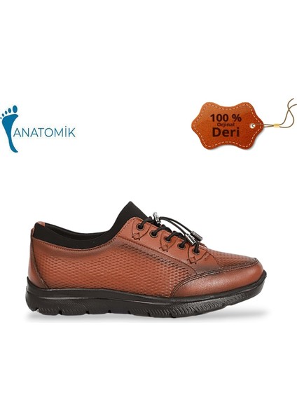 1845-415021 Deri Anatomik Tabanlı Kadın Mevsimlik Ayakkabı - NKT01845-TABA-36 fiyatları