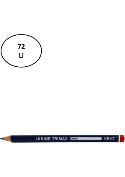 Alpino Trimax Jumbo Üçgen Kurşun Kalem (JU-017) Alp-Jm 72'li
