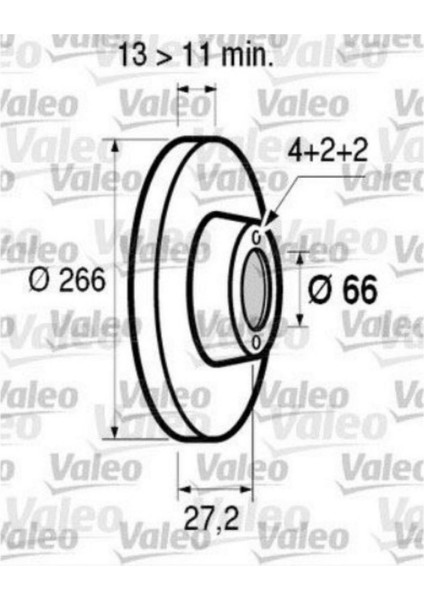 Ön Disk C2 C3 (186599-1608691680) fiyatları