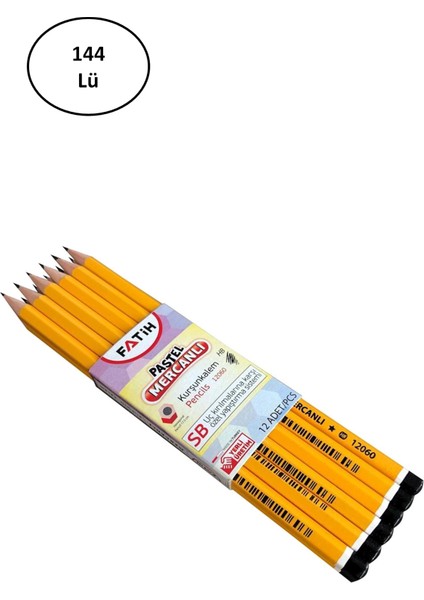 Kurşun Kalem Pastel Mercanlı 144'LÜ