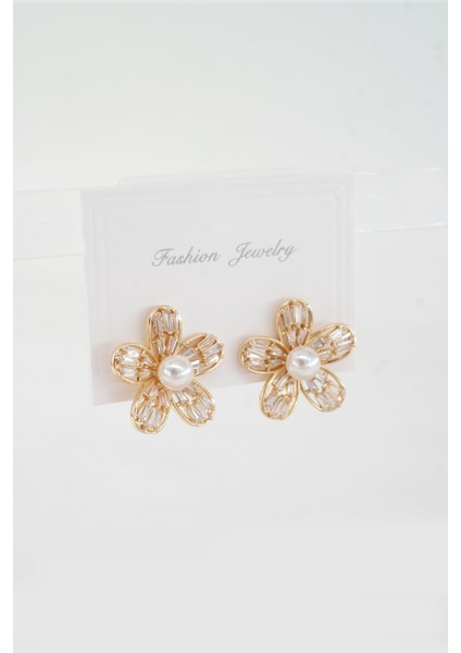 Kadın Vip Seri Özel Tasarım Baget Zirkon Taşlı Küpe Seti fiyatları