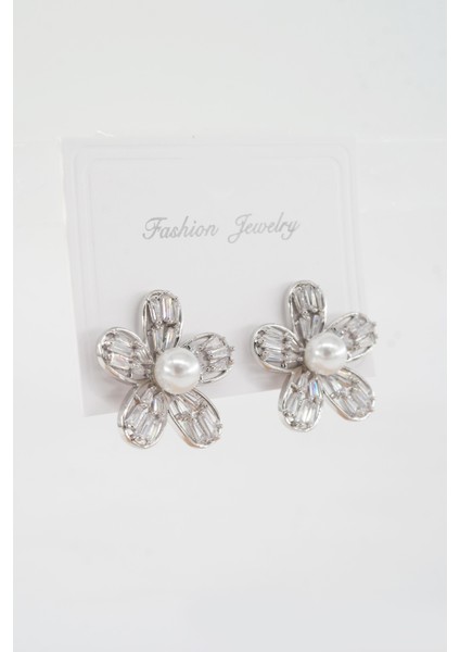 Kadın Vip Seri Özel Tasarım Baget Zirkon Taşlı Küpe Seti fiyatları