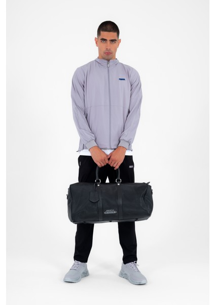 Siyah Kadın Erkek Unisex Omuz Askılı Su Geçirmez Spor Çanta Valiz C5006