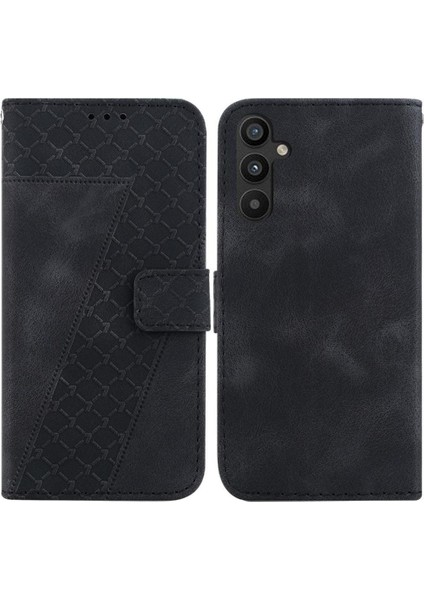 Için Samsung Galaxy A54 5g Kabartmalı Desen Flip Folio Pu Telefon Kılıfı (Yurt Dışından)