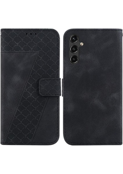 Için Samsung Galaxy A14 5g Kabartmalı Desen Cüzdan Flip Folio Pu Telefon Kılıfı (Yurt Dışından)