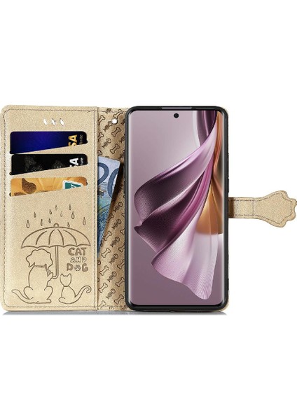 Bdt Shop Oppo Oppo 10 Için Darbeye Deri Çevirin Karikatür Hayvanlar Telefon Kılıfı (Yurt Dışından)