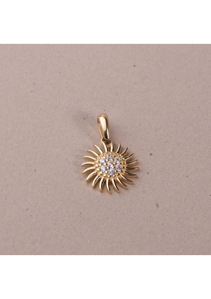 14 Ayar Altın Güneş Kolye Ucu 1,09 gr fırsatları