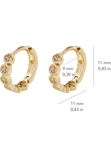 14 Ayar Altın Modern Halka Küpe 1,20 gr indirimleri