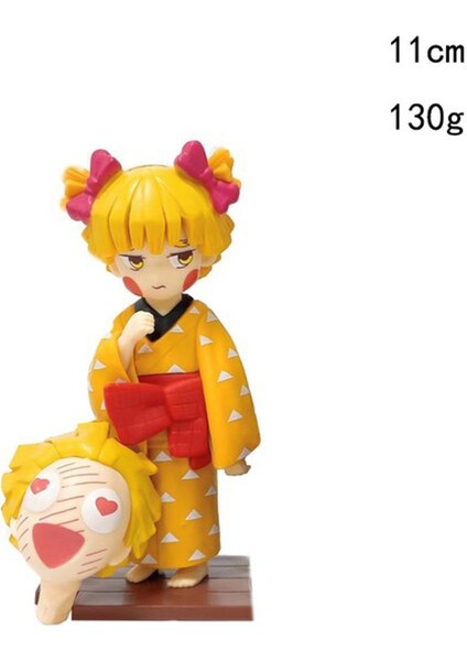 Anime Figürü Iblis Avcısı Kimetsu Hiçbir Yuukaku-Hen Zenitsu Inosuke Tanjirou Sevimli Oyuncaklar Colengen Aksiyon Figürü Pvc Model Oyuncaklar (Yurt Dışından)