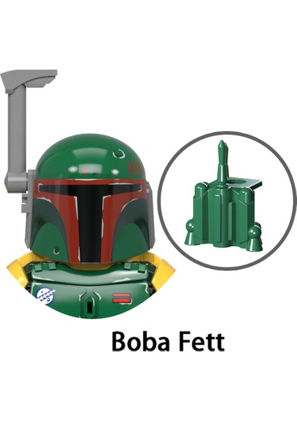 Marka Disney Din Djarin Mandaloryalı Yapı Taşları Jango Boba Fett Grogu Bebek Yoda Tuğla Paz Vizla Bo-Katan Aksiyon Figürü Oyuncakları (Yurt Dışından)