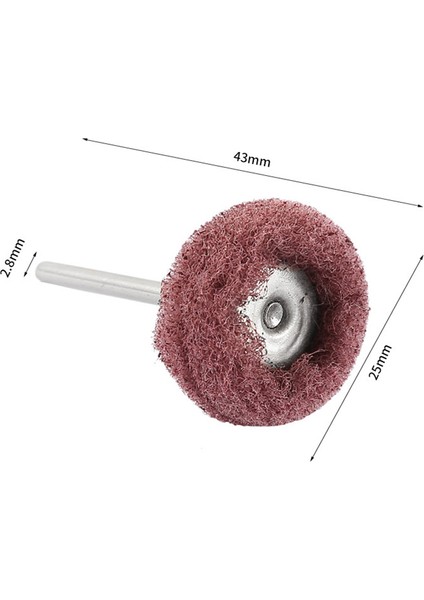 10 Adet Mini Matkap Aşındırıcı Fırça Naylon Parlatma Parlatma Tekerleği 3mm Saplı Sevıch (Yurt Dışından)