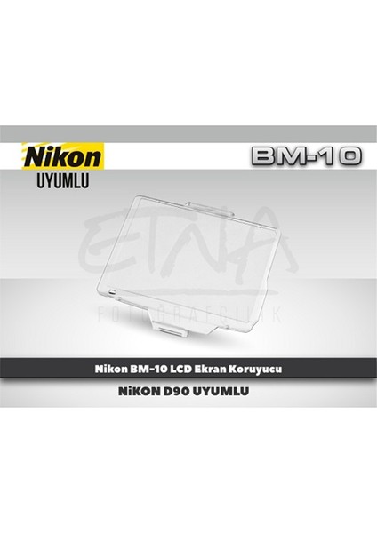 Nikon Bm-10 LCD Ekran Koruyucu D90 Uyumlu