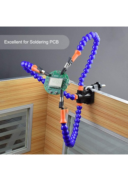 Tezgah Mengenesi Çalışma Tezgahı Mengenesi Kaynak Masası 3 Esnek Kollu Havya Standı Pcb Lehimleme Onarımı (Yurt Dışından) fiyatları