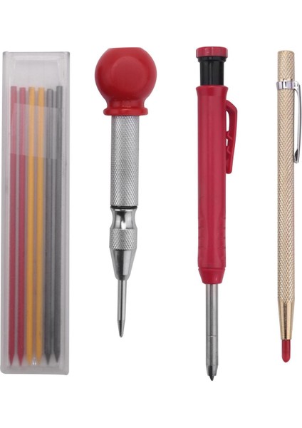 Katı Marangoz Marker Kalem Seti Doldurulabilir Ağaç Işleme Kalemi B (Yurt Dışından)
