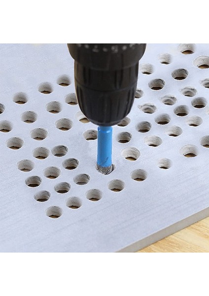 Kuru Elmas Matkap Uçları Seti Elmas Delik Testere Seti, Granit Mermer Porselen Karo Seramik Için 6mm Hex Fayans Matkap Uçları ile (Yurt Dışından)