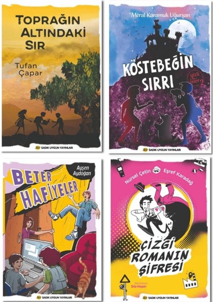 Macera Romanları Seti 4 Kitap