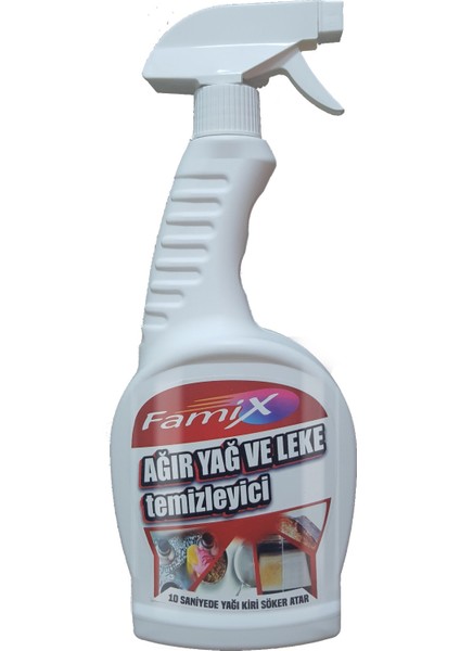 Ağır Yağ ve Leke Temizleyici Sprey 750 ml