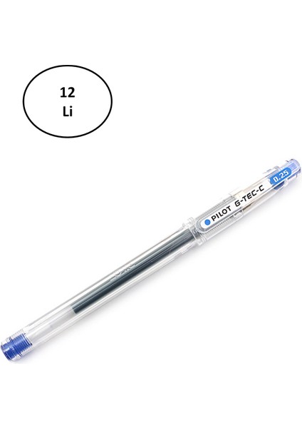 G-Tec C4 Mavi Pilot Kalem 12'li