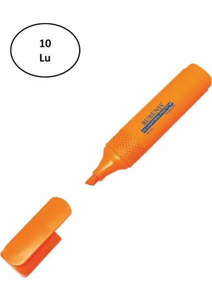 Rubenis Fosforlu Turuncu Kalem RF-315/T 10'lu