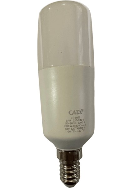 CT-4092 8W 3200K (Günışığı) E14 Duylu LED Ampul