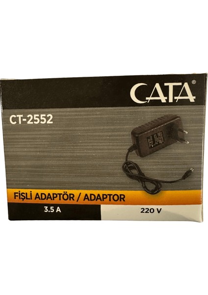 CT-2552 3.5 Amper 220V Fişli Adaptör (2 Adet)