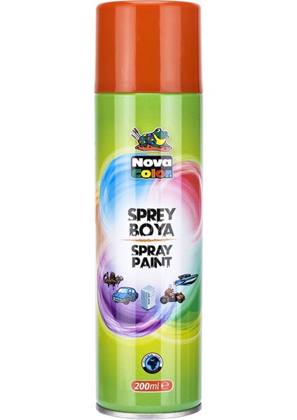 Nova Color Sprey Boya 200 ml Turuncu