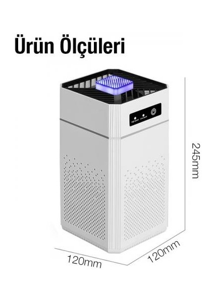 120 Metrekare Etkili Sivrisinek Kovucu Etkili Ultrasonik Kötü Koku Giderici Hava Temizleyici