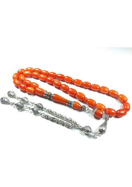 Gümüş Kaplama Püsküllü 925 Ayar Gümüş Nakkaş Imame Sıkma Kehribar Sertifikalı 3927 modelleri