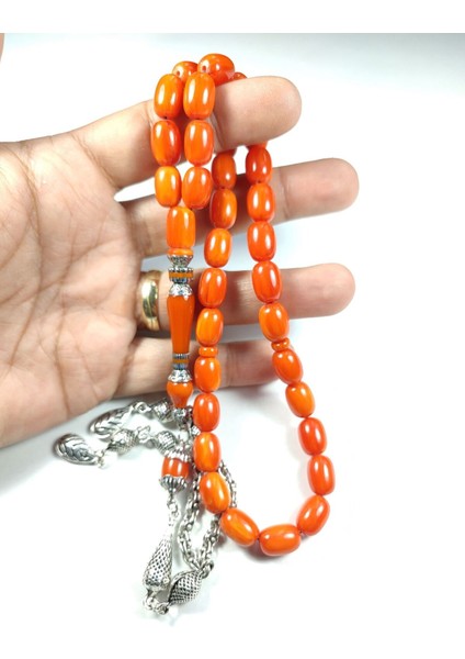 Gümüş Kaplama Püsküllü 925 Ayar Gümüş Nakkaş Imame Sıkma Kehribar Sertifikalı 3927 fırsatları