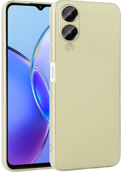 Vivo Y17S Kılıf Lüx Korumalı Premier Mat Silikon+Nano Gold