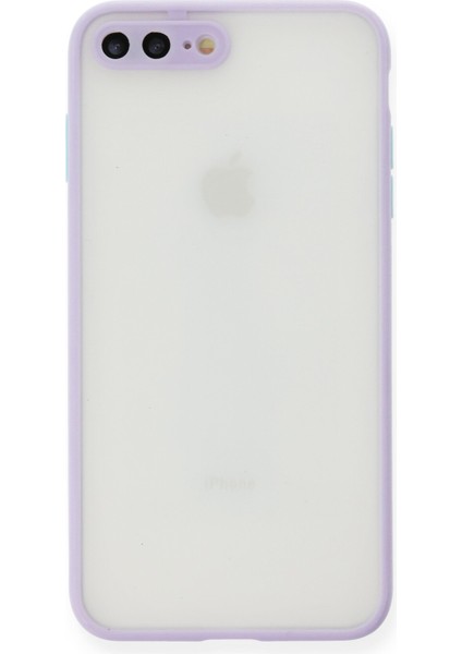 Iphone 8 Plus Kılıf Montreal Silikon Kapak - Mor 300099