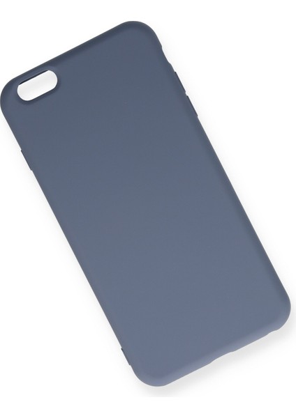 Iphone 6 Plus Kılıf Nano Içi Kadife Silikon - Gri 300099