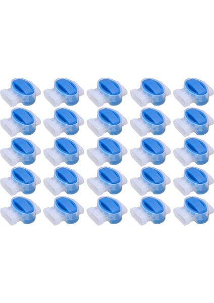 25 Adet Elektrik 3 Delikli Yalıtım Deplasman Idc Su Geçirmez Konnektör (Yurt Dışından)