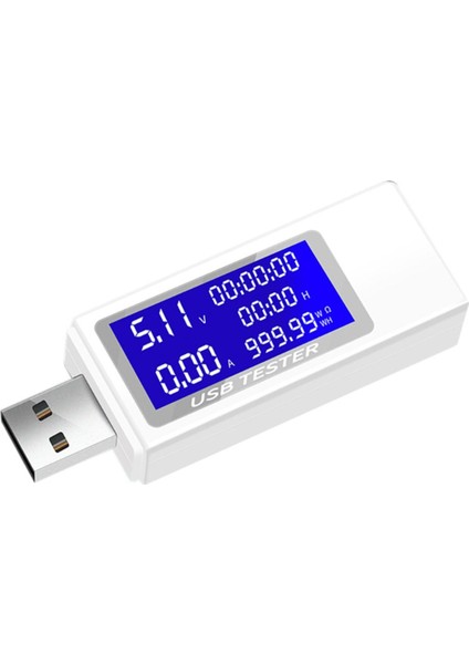 Arelene USB Test Cihazı Akım 4-30 V Gerilim Ölçer Zamanlama Ampermetre Dijital Monitör Kesme Güç Göstergesi Şarj Cihazı Test Cihazı (Yurt Dışından)