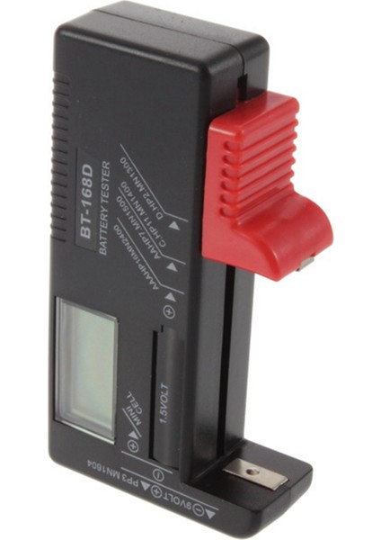 1 Parça BT-168D Pil Test Cihazı Dijital Pil Test Cihazı Pil Kapasitesi Test Cihazı AA/AAA/C/D/9V/1.5V Pil (Yurt Dışından) fiyatları