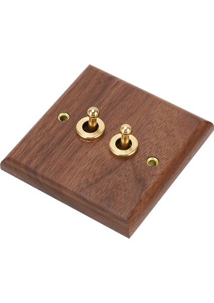 Çift Geçiş Anahtarı 250V Korozyona Dayanıklı Geçiş Anahtarı Paneli Ev Için 2 Pirinç Vidalı Çevre Dostu Dayanıklı (Yurt Dışından) indirimleri