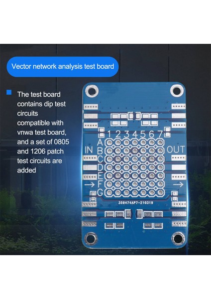 Nanovna Test Tahtası Kiti Dayanıklı Doğru Ağ Analizi Test Kartı Demo Kartı Yüksek Kaliteli Geliştirme Kartı (Yurt Dışından) indirimleri