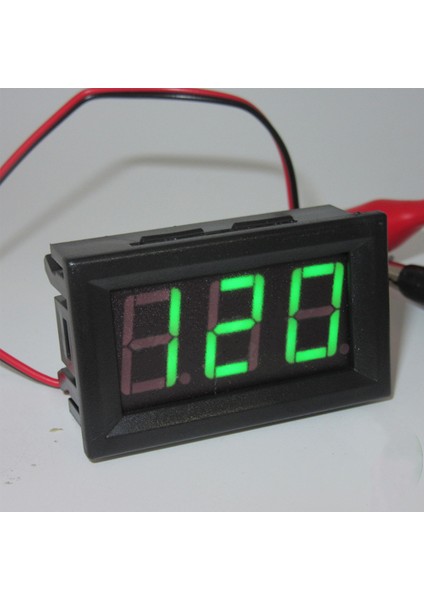 Ac 220V 2 Telli Gerilim Ölçer Kafası Ters Polarite Korumalı LED Dijital Voltmetre (Yurt Dışından) fırsatları