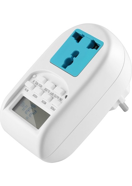 Dijital Enerji Tasarrufu Zamanlayıcı Programlanabilir Elektronik Zamanlayıcı Fişi Ab Ekranı - Beyaz (Yurt Dışından) modelleri
