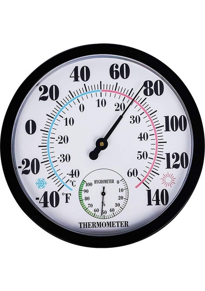 Veranda Için 10 Inç Kapalı Dış Mekan Hava Trmometresi/higrometresi, Duvar Dekoratif, Gerekmiyor (Yurt Dışından) fiyatları